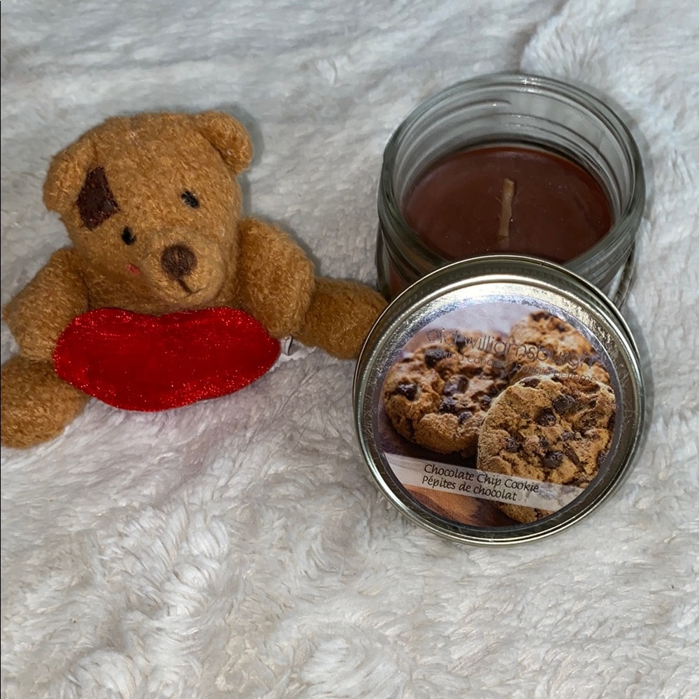 Chocolate Chip Cookie Scented Candle with Teddy Bear